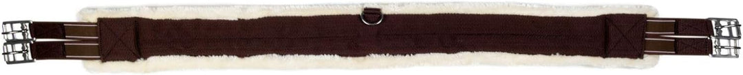 HKM Sattelgurt -Teddy- 9116 - schwarz/cream 145 cm, 9116 - schwarz/cream 145 cm