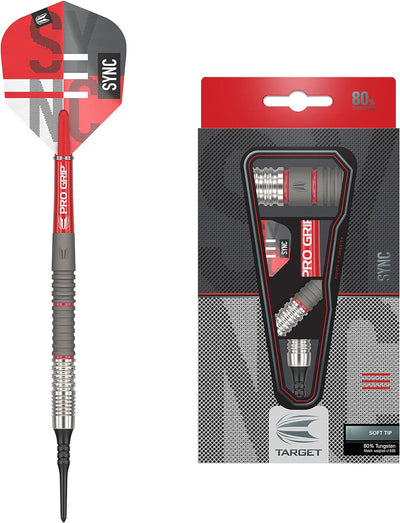 Target Darts Unisex-Adult Sync 80% Wolfram Softdarts-Set Dartpfeile 11 19G, 11 19G