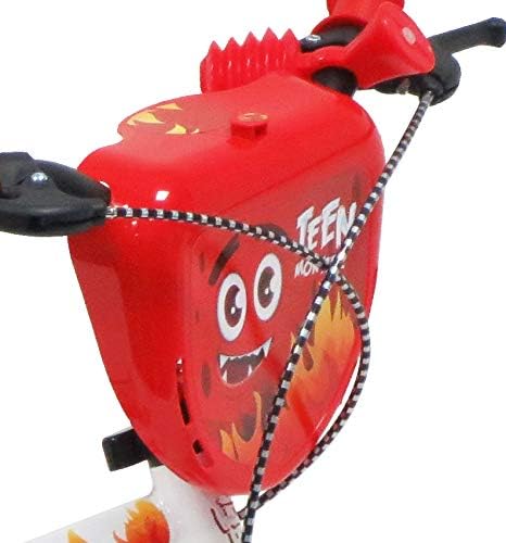 Denver Babys (Jungen) 12" Teen Monster Ref. 2142 Fahrrad, Weiss/Rot/Schwarz