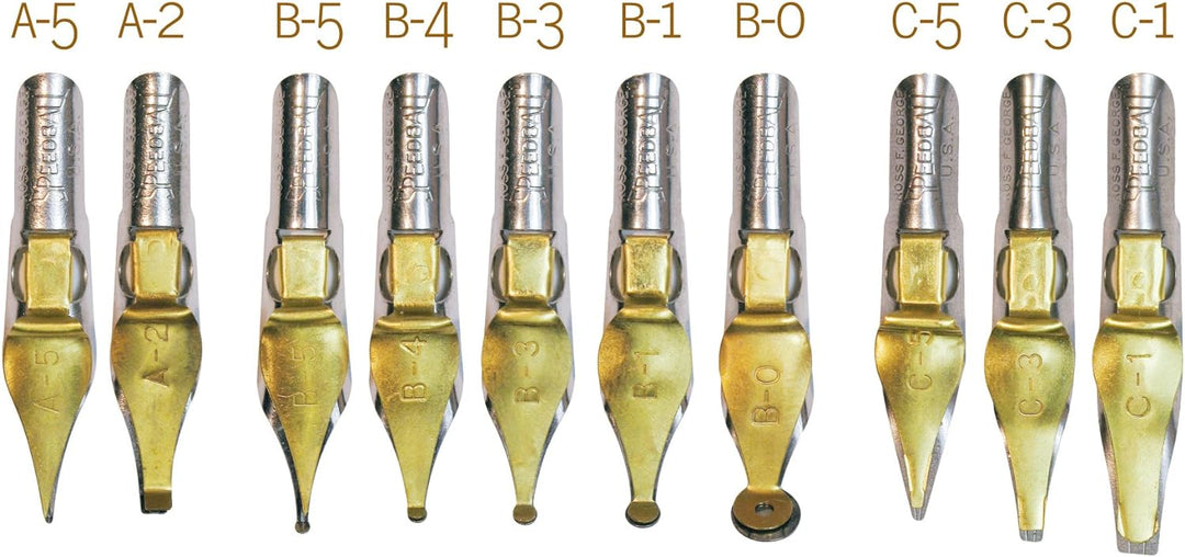 Speedball 30710 Schreibfedern, sortiert, 10 Stück