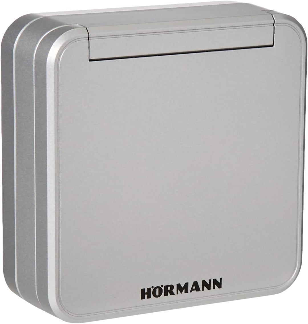 Hörmann Funk-Fingerleser FFL BS (868 MHz, für bis zu 25 Fingerabdrücke, Klappdeckel, Farbe RAL 9006)