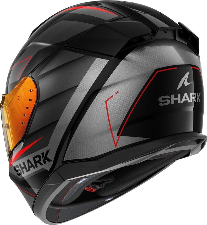SHARK, Integralhelme Motorrad D-SKWAL 3 SIZLER Black Anthracite red KAR, XS
