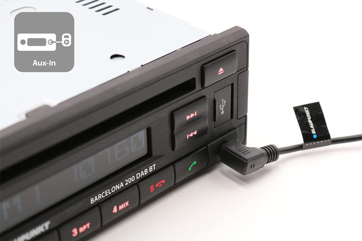 Blaupunkt Barcelona 200 DAB BT Autoradio Bluetooth-Freisprecheinrichtung, DAB+ Tuner
