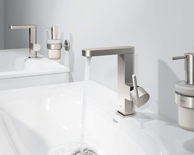 GROHE Plus | Brause-und Duschsystem - Einhand-Brausebatterie | verdeckte Befestigung | supersteel |