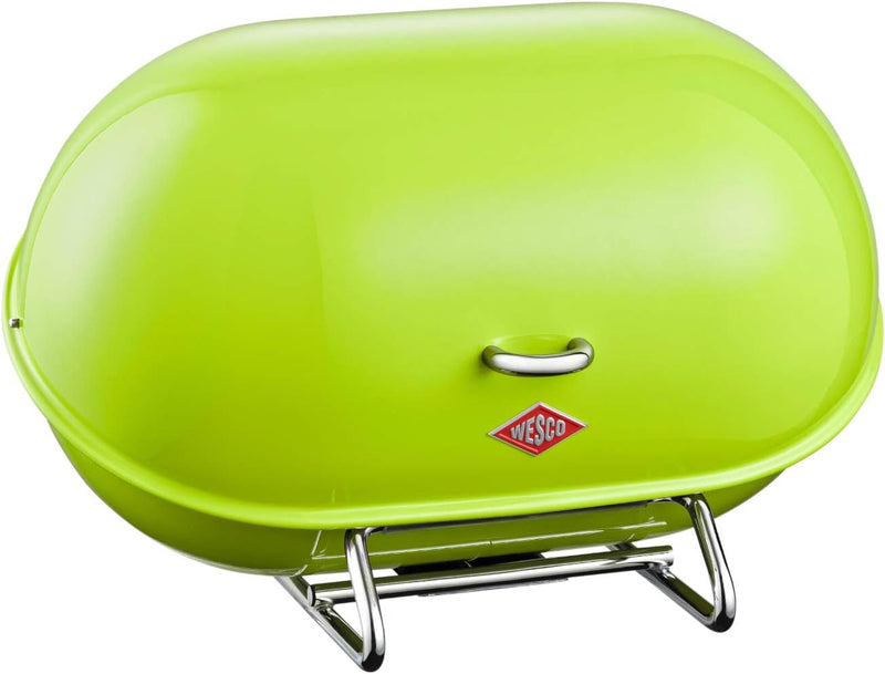 Wesco Single Breadboy Brotkasten, Stahlblech, Limegreen, 34x23x21cm, Limegreen