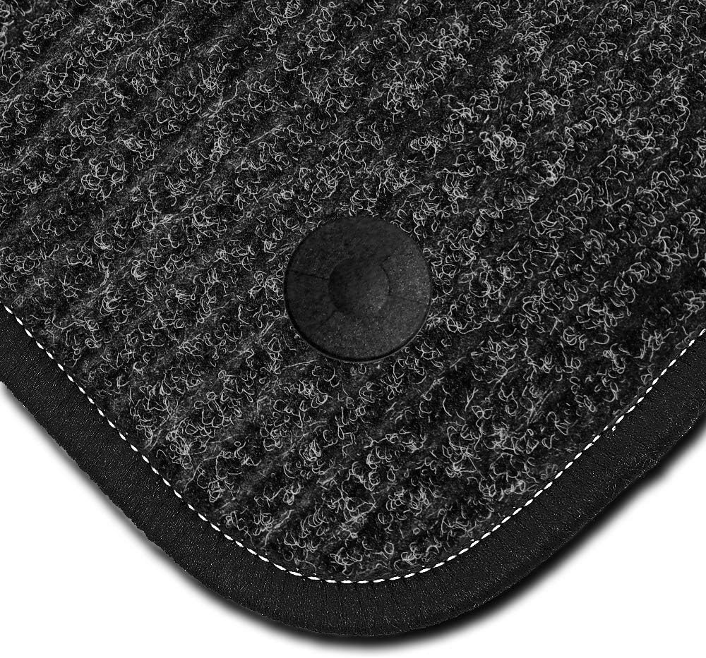 Bär-AfC Auto Fussmatten Doppelrippe passend für Mercedes Benz C-Klasse W205 S205 ab 2014, Autoteppic