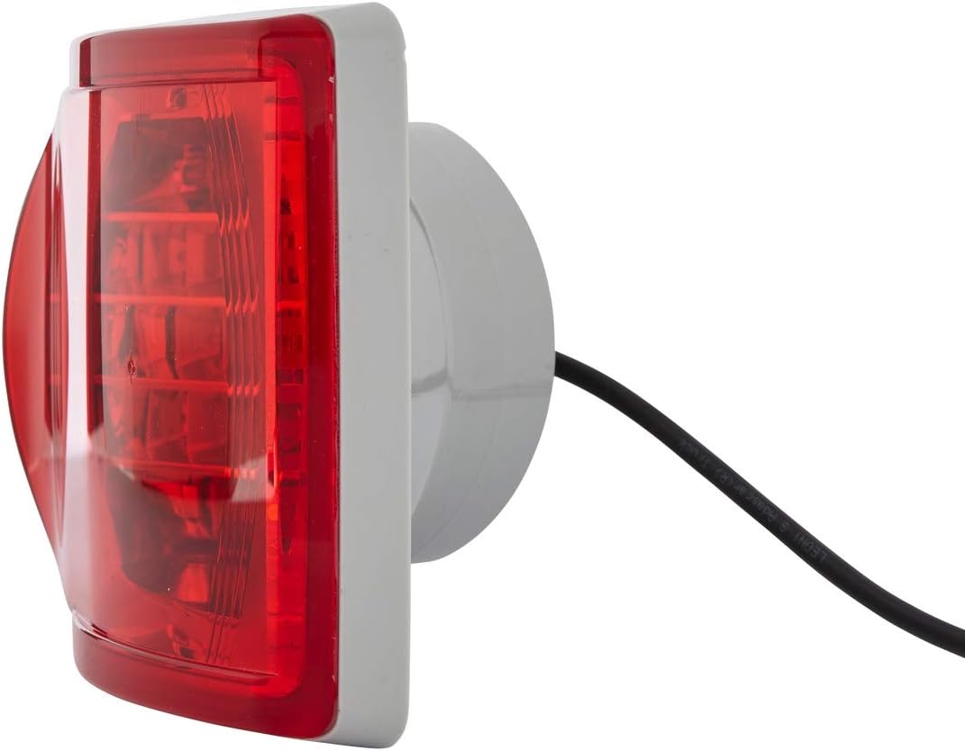 HELLA - Heckleuchte - LED - 24V - Einbau/geschraubt - Lichtscheibenfarbe: rot - LED-Lichtfarbe: rot