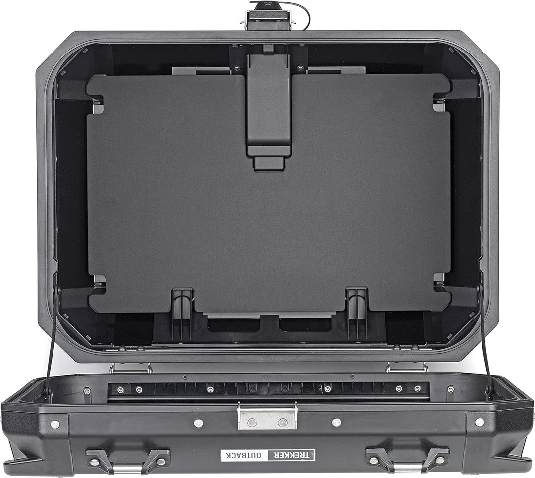 Alu Topcase schwarz Trekker Outback Monokey 58L Schwarz, 58L Schwarz