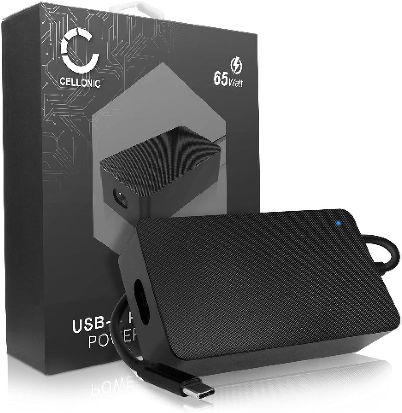 CELLONIC® PD Power Delivery | 5V-20V 90W Netzteil (auch 87W 61W 45W 30W 12W) für USB C Notebooks, Ta