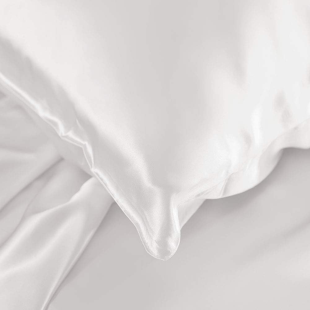 THXSILK Luxus 100% 19 Momme Seide Kissenbezug Kissenhülle mit Reissverschluss - Seide Kissen Bezug -