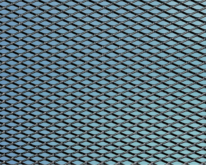 Foliatec Aluminium Renngitter Zuschneidbar, Eintragsungsfrei, für Auto und Bike, Mittel Schwarz, Mas
