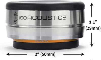 IsoAcoustics Orea-Serie mit Isolatoren für HiFi-Komponenten OREA Bronze – 3,6 kg max./Stück Bronze -