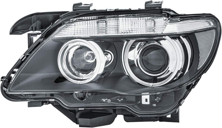 HELLA 1EL 009 043-411 Halogen/Bi-Xenon-Hauptscheinwerfer - ECE/CCC - für Rechtsverkehr - vorne links