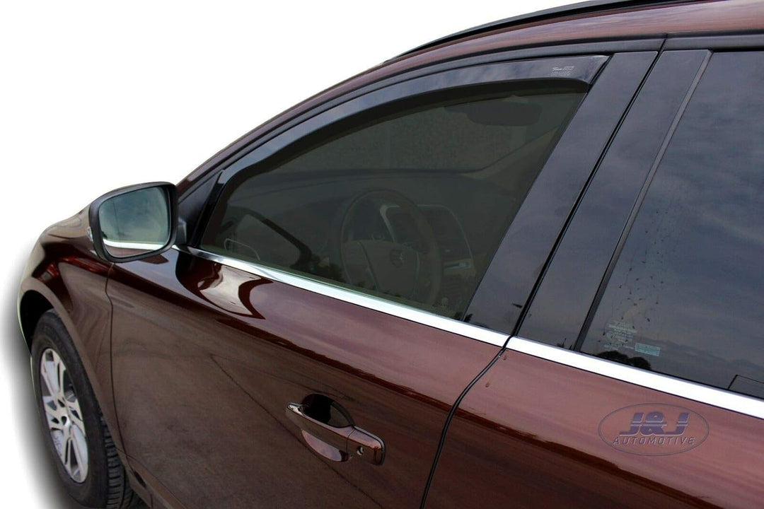 J&J AUTOMOTIVE | Windabweiser Passend Für XC60 1, 2008-2016, Heko Regenabweiser, Schwarz, Getönt, Se