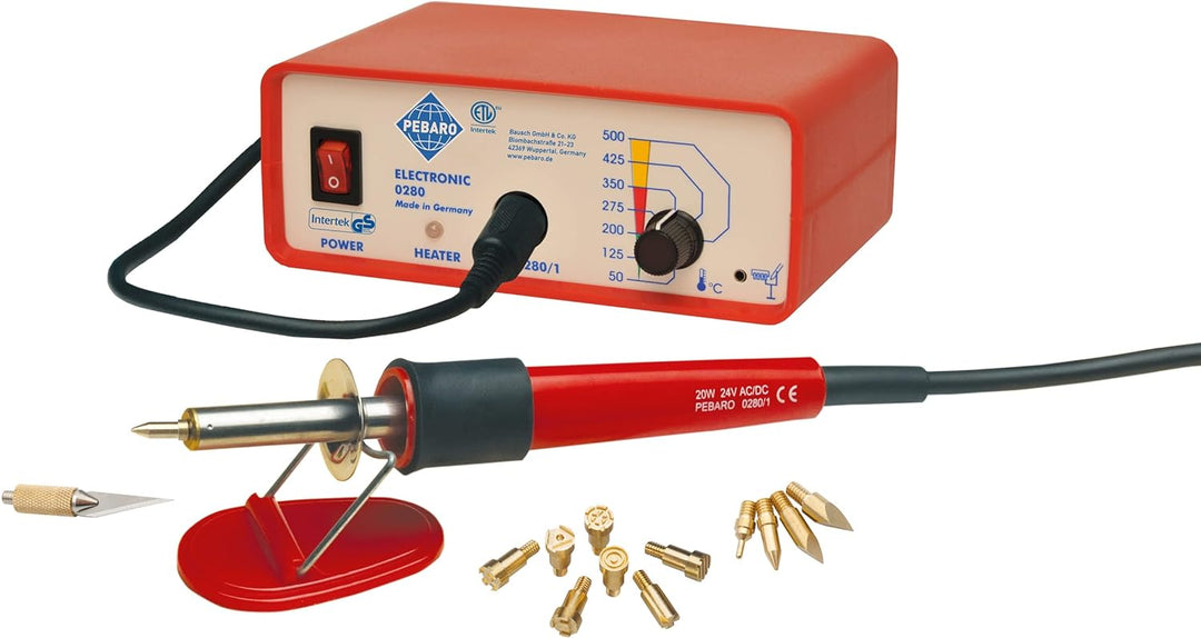Pebaro 0280 Multifunktions-Station, Lötstation, Brandmalerei, Pyrographie, Holzbrennen, Basteln mit