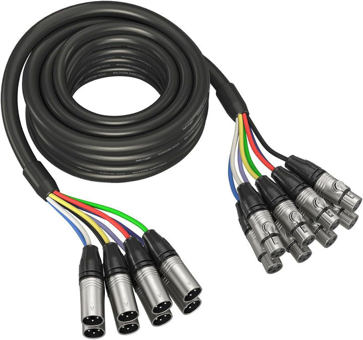 Behringer GMX-500 Gold Performance 5 m (16,4 Fuss) 8-Wege-Multicore-Kabel mit XLR-Anschlüssen
