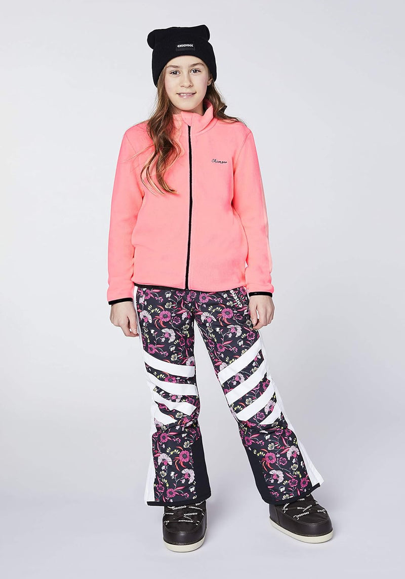 Chiemsee Fleecejacke mit Stehkragen 170/176 Neon Pink