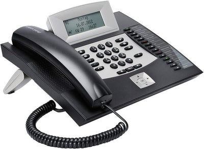 Auerswald 90114 COMfortel 1600 Systemtelefon, ISDN Headsetanschluss, Freisprechen, Touchscreen Beleu