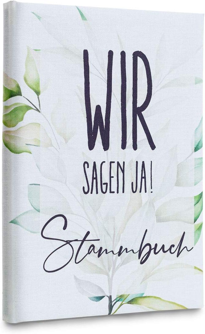 Hochzeitideal Stammbuch der Familie Familienstammbuch bedruckten Buchbinderleinen (Serie Tamino (517