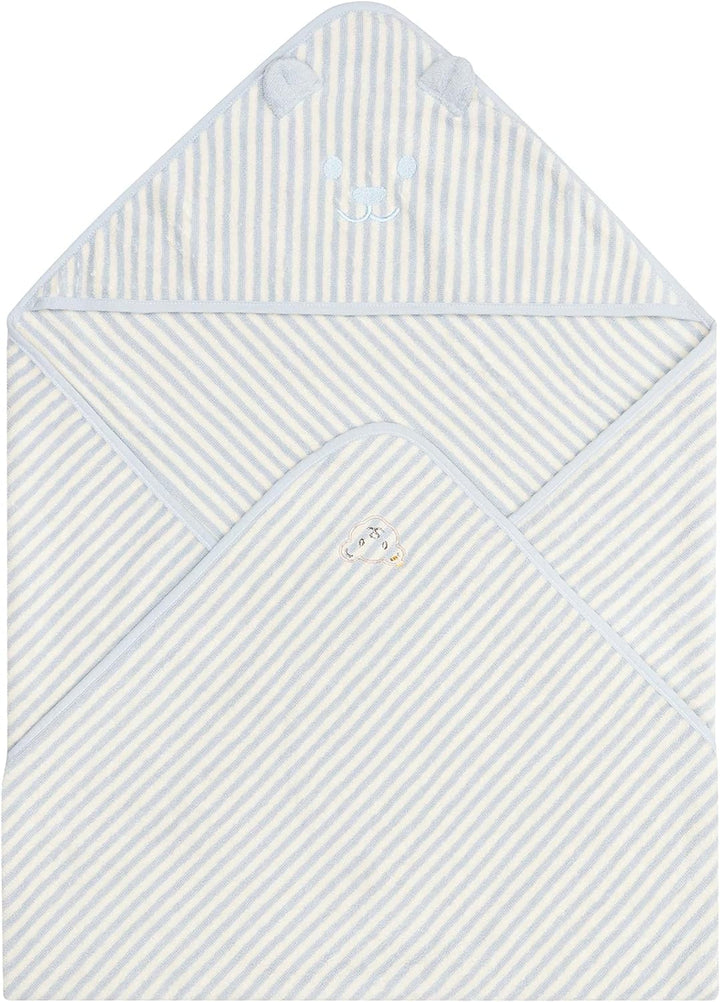 Steiff Unisex Kids Mini Basic Badetuch Mit Kapuze, Celestial Blue