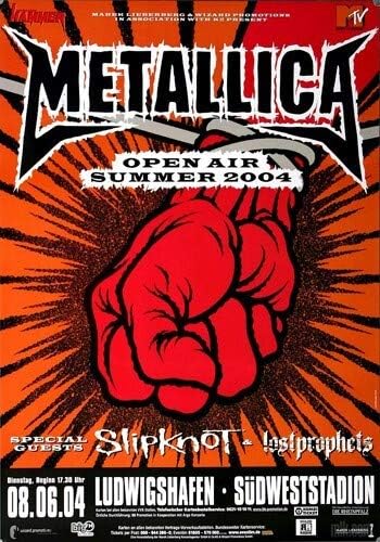 Metallica - Summer Open Air, Ludwigshafen 2004 » Konzertplakat/Premium Poster | Live Konzert Veranst