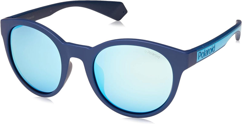 Polaroid Unisex-Erwachsene PLD 6063/G/S Sonnenbrille, Mehrfarbig (Blue), 52