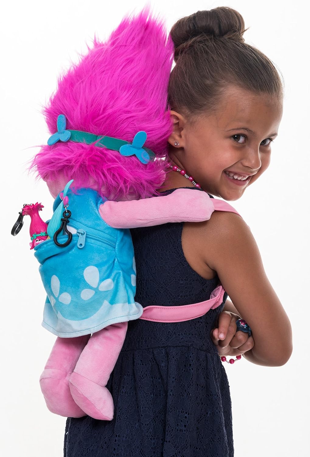 Joy ToyTrolls 67696 Rucksack, Plüsch, bunt
