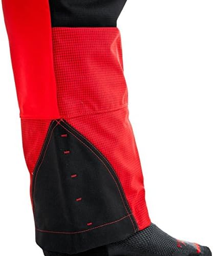 Pfanner 101761/XL Schnittschutzhose Ventilation Grösse XL in rot/schwarz, XL