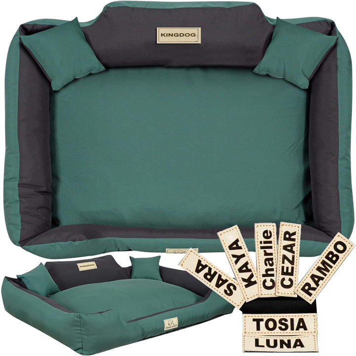 EDANTI Hundebett, Personalisierte Anti-Rutsch, Abnehmbar Hundekissen, Hundekorb, Hundesofa, Hundecou