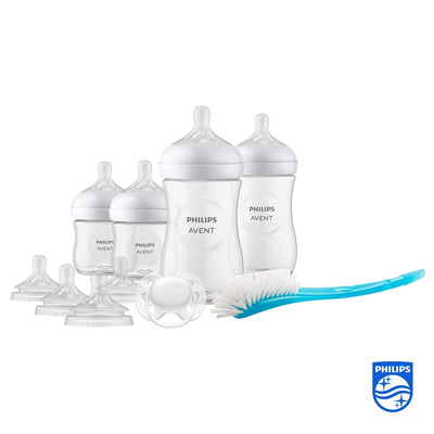 Philips Avent Babyflaschen Natural Response, Geschenkset für Neugeborene – Babys von 0–12 Monaten un