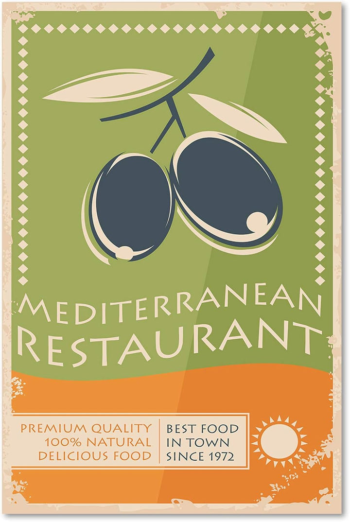 Wandbild XXL Olive Deko Kunst Bilder Vektorgrafik Grün 80x120 cm Deco panel 80x120 cm Grün_B, Deco p