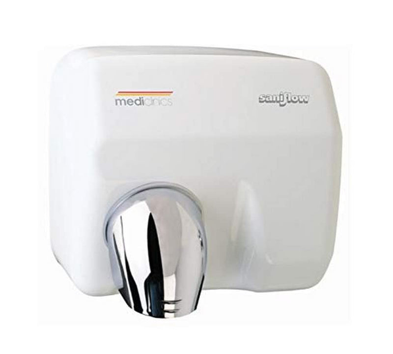 ALLCARE 12190 Mediclinics E88A SANIFLOW Automatischer Händetrockner für Toiletten, Weiss 12270 Epoxy