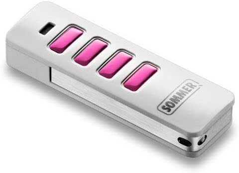 SOMMER Pearl Vibe Handsender weiss/pink 4019V003