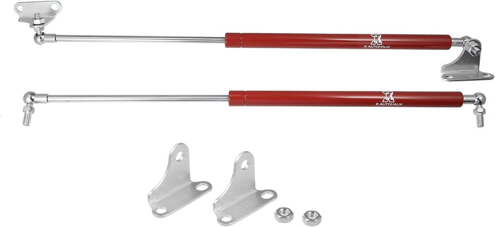 X AUTOHAUX 2 Stücke 300N / 30KG Gasdruckdämpfer Gasdruckfeder/Kompressionsfeder Scharnier Türheber U