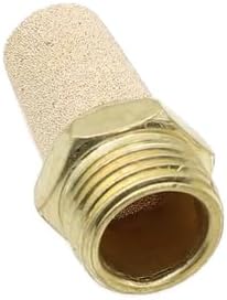 Pneumatik Schalldämpfer aus Sinterbronze 1/4" 10er Set Druckluftschalldämpfer Industriequalität (10,