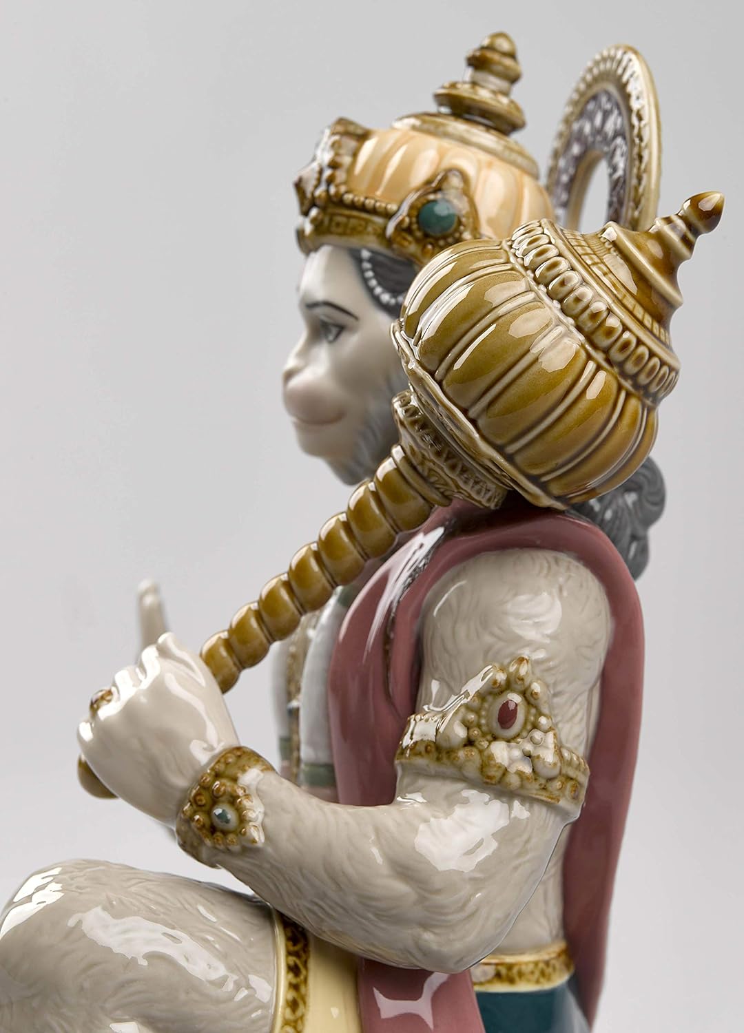 LLADRÓ Figur Hanuman. Hanuman. Porzellan.