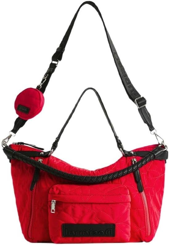 Desigual Damen Bols_Prisma Libia Hand Bag, Einheitsgrösse Rot, Rot