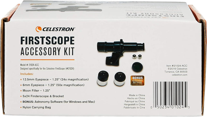 Celestron 94306 PowerSeeker Zubehör-Kit Teleskop FirstScope, Zubehör-Kit, FirstScope, Zubehör-Kit