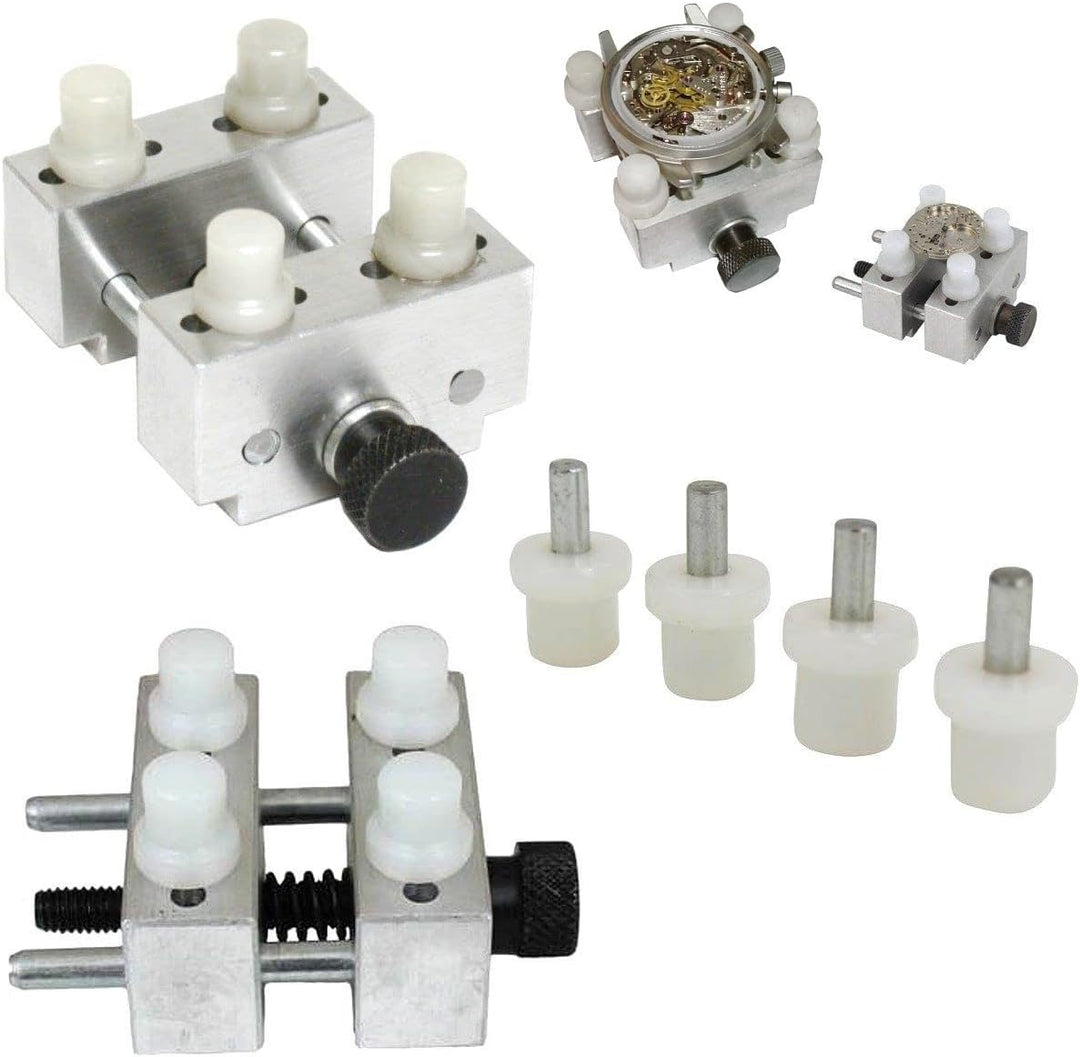 Einpresswerkzeug, Gehäuseöffner, Uhrenmesser, Gehäusehalter - Uhrenwerkzeug Starter-Set