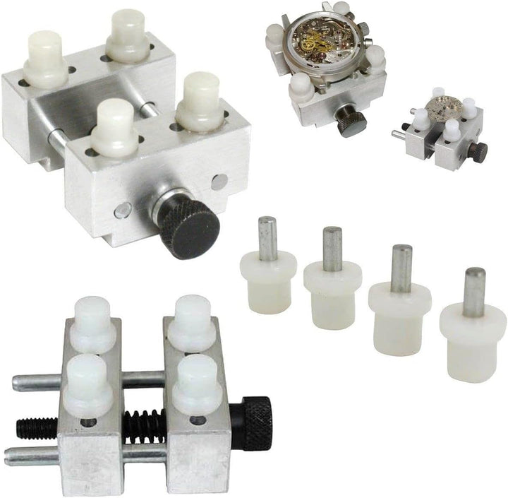 Einpresswerkzeug, Gehäuseöffner, Uhrenmesser, Gehäusehalter - Uhrenwerkzeug Starter-Set