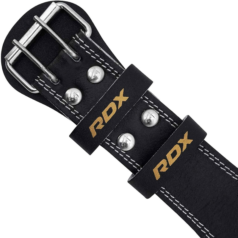 RDX 6” Gewichthebergürtel Schnalle Leder, 10 Verstellbar Löcher Krafttraining Trainingsgürtel, Power