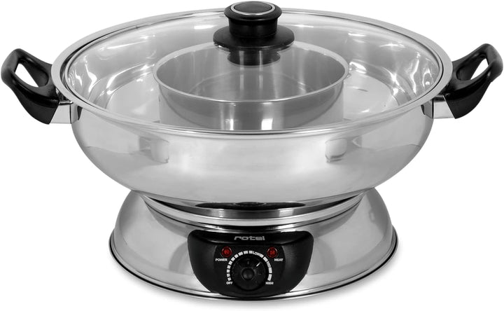 Rotel Mongol Pot 1812CH Küchenzubehör, 2,5 l, 6 Personen, 2,5 l, rund, 1600 W, 370 mm