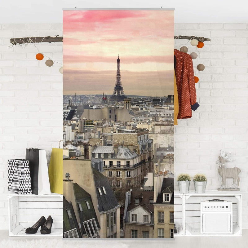 Bilderwelten Raumteiler Paris hautnah 250x120cm inkl. transparenter Halterung 250x120cm incl. transp