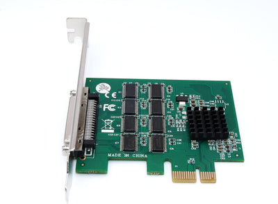 Computer District - PCI-Express-Karte X1 (PCIe PCIe PCI-E) – 8 serielle Ports / COM-Ports Typ RS232