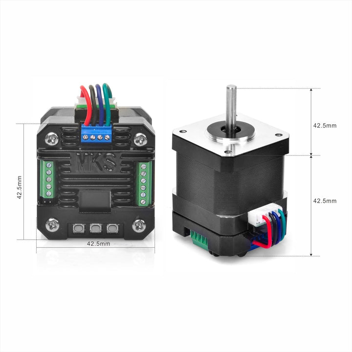 KOOKYE MKS SERVO42D NEMA17 closed loop stepper motor Driver CNC 3d printer for Gen_L FOC quiet and e