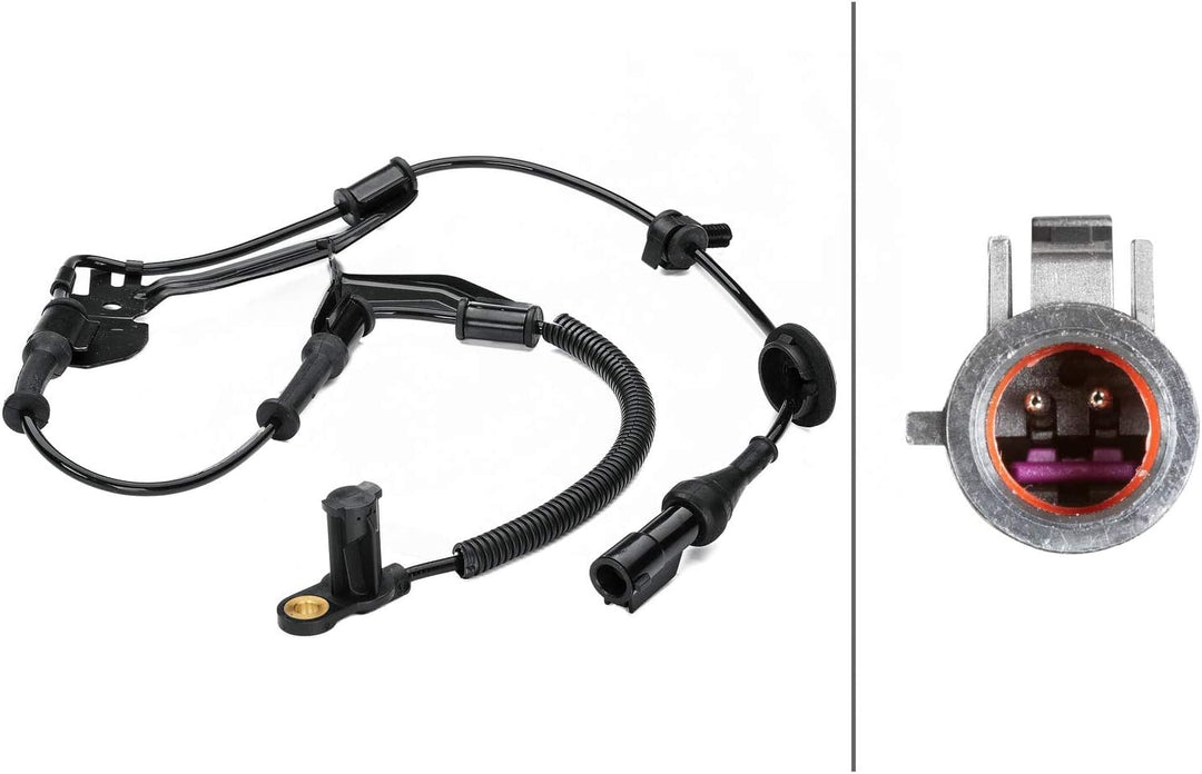 HELLA 6PT 014 494-781 Sensor, Abgastemperatur - 2-polig - geschraubt - Kabel: 590mm