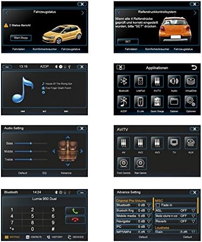 ESX VW Polo 6C (ab 04/2014) 2-DIN Autoradio Navi VN720-VO-P6C-BLACK