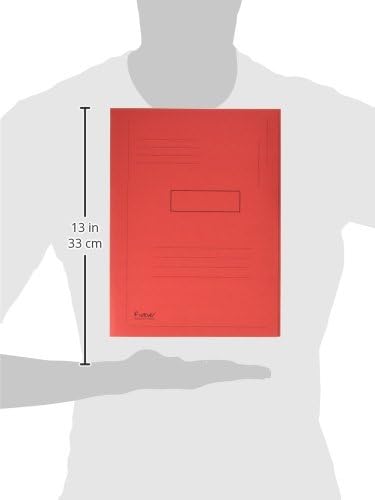Exacompta 445003E Packung mit 50 Aktenmappen Forever, 2 Klappen (aus recyceltem Karton 280g/qm, umwe