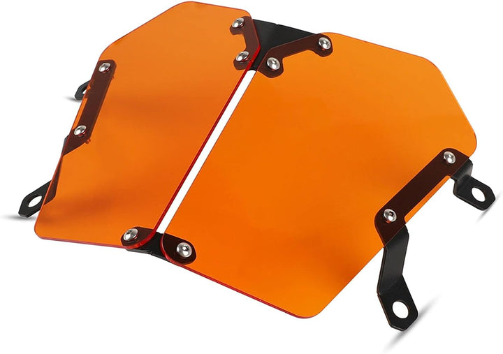 YIEBA Motorrad Scheinwerferschutzgitter für Tenere 700 XTZ 700 XTZ690 Tenere T7 2019-2021 Orange, Or