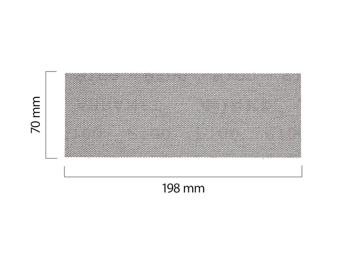Mirka Abranet Netz-Schleifstreifen 70x198 mm Klett / Korn P400 / 50 Stk / zum Schleifen von Holz, Sp